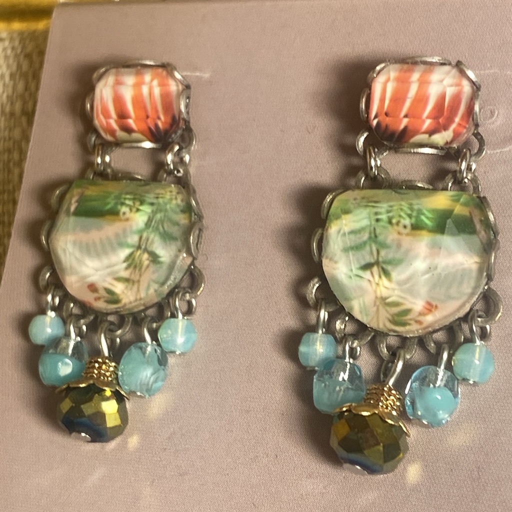 Ayala Bar Mosaic Earrings Brand New With Tags